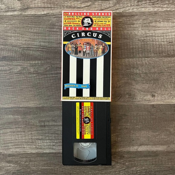 ROLLING STONES ROCK AND ROLL CIRCUS -  DECEMBER 11, 1968 [ VHS ]  VINTAGE 1995 - Picture 4 of 5
